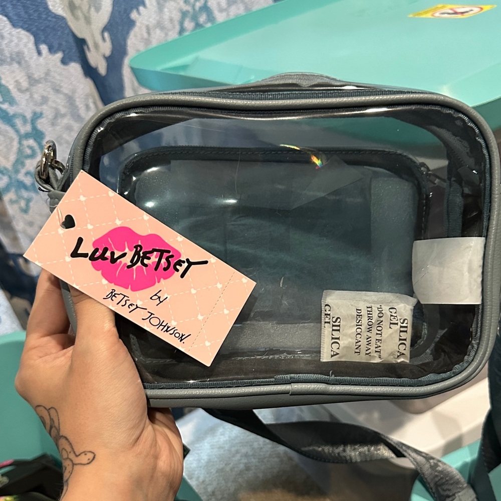 Luv Betsey Clear Cosmetic Bag